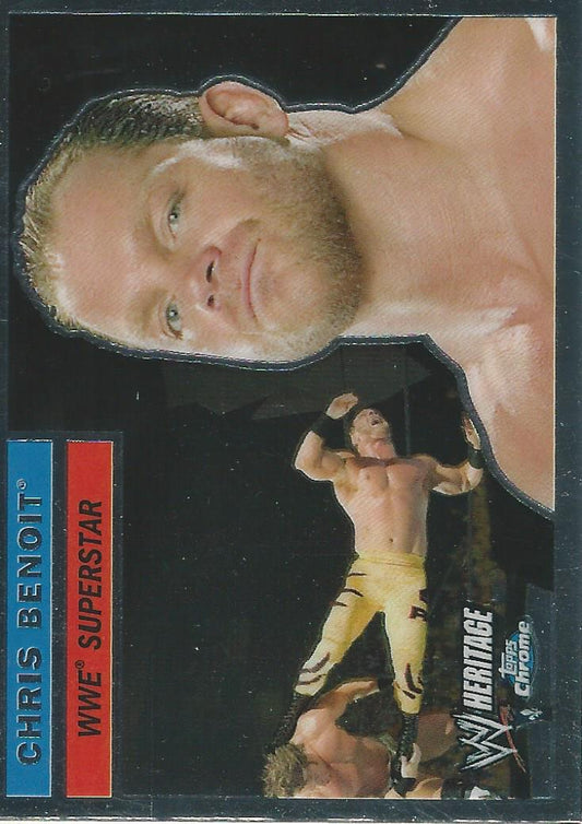 WWE Topps Chrome Heritage 2006 Chris Benoit #34