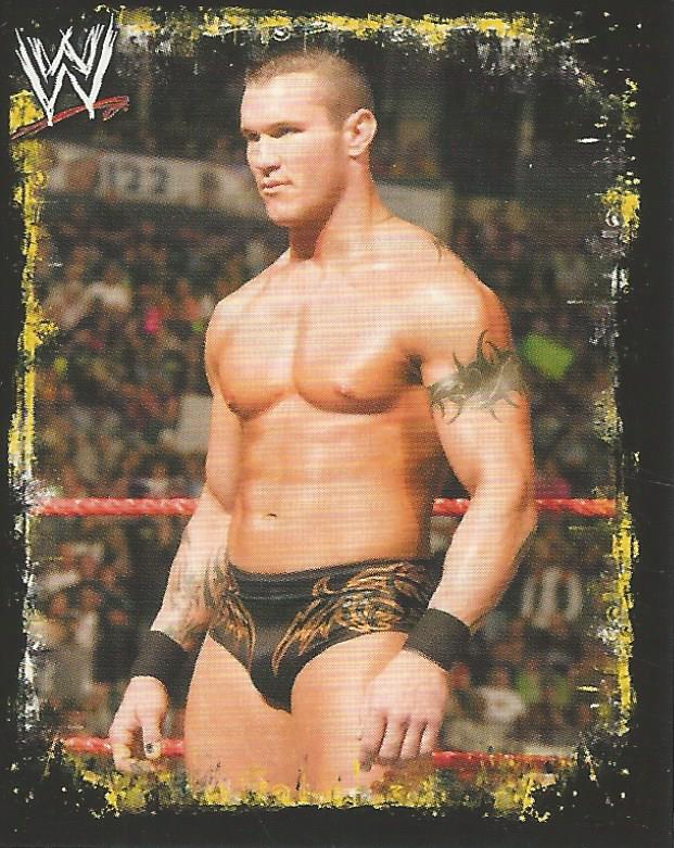 WWE Topps Rivals 2009 Stickers Randy Orton P3 trading card PW Catalog