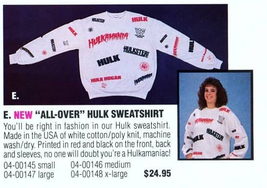 Hulk Hogan All -Over Sweatshirt Pwcatalog