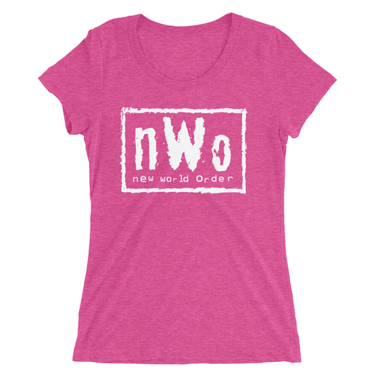 nWo "Classic Logo" Women's Tri-Blend T-Shirt T-Shirt PW Catalog