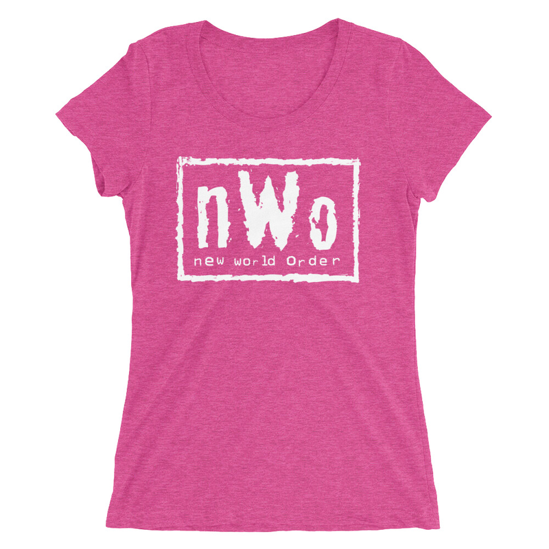 nWo "Classic Logo" Women's Tri-Blend T-Shirt T-Shirt PW Catalog