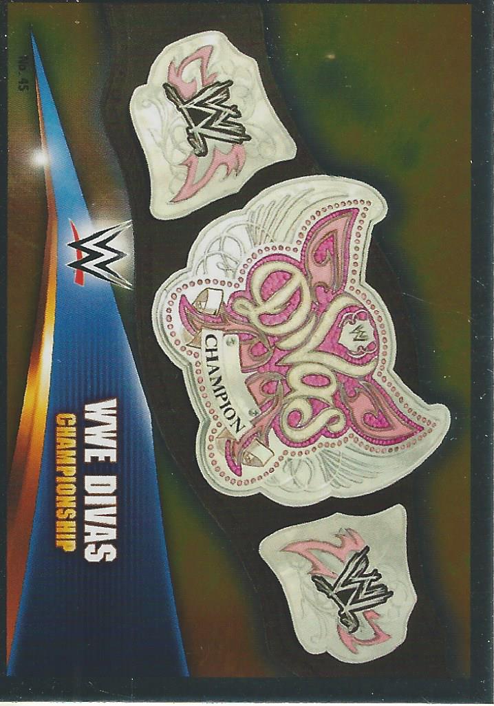 WWE Topps Slam Attax Rivals 2014 Divas Championship #45