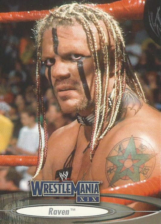 WWE Fleer Wrestlemania XIX 2003 Raven #45