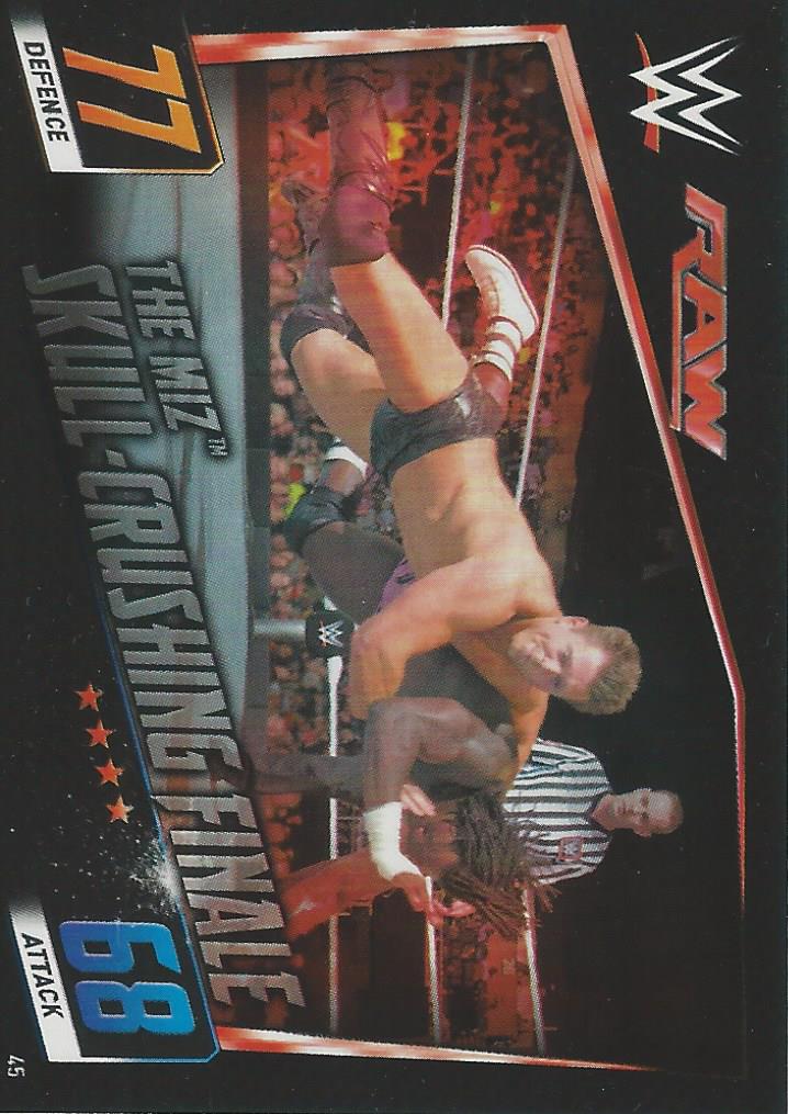 WWE Topps Slam Attax 2015 Then Now Forever Miz #45
