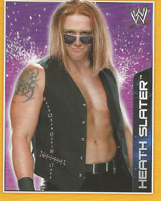 WWE Topps A-Z Sticker Collection 2014 Heath Slater #45