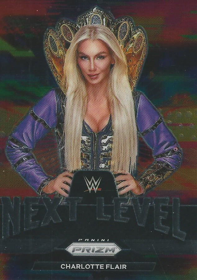 WWE Panini Prizm 2022 Next Level Charlotte Flair #25