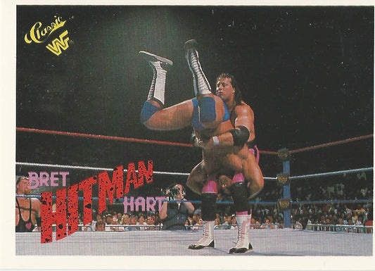 WWF Classic Trading Cards 1990 Bret Hart #45