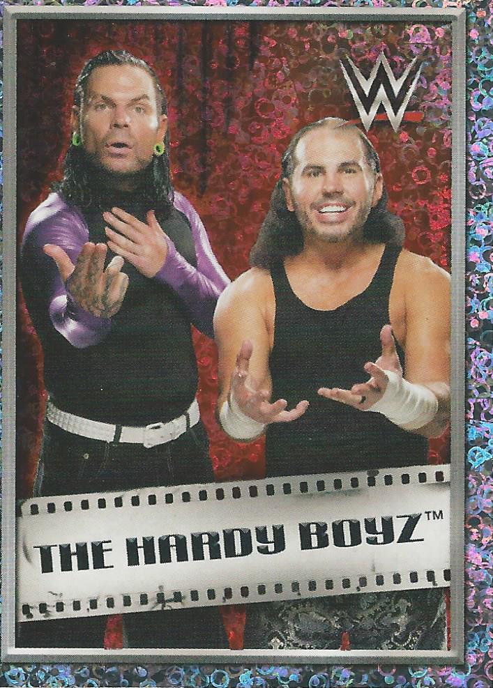 WWE Topps 2018 Stickers Hardy Boyz Foil #45