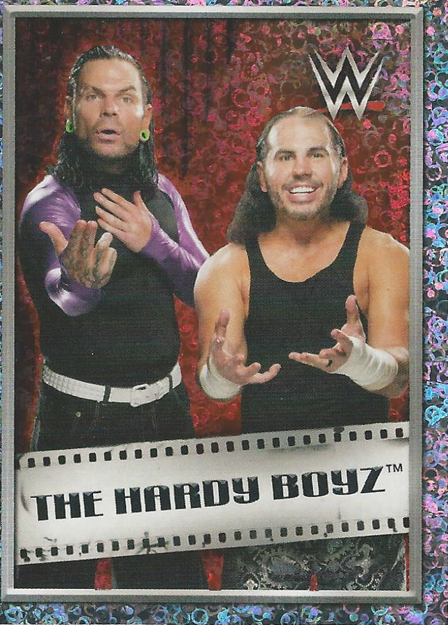 WWE Topps 2018 Stickers Hardy Boyz Foil #45