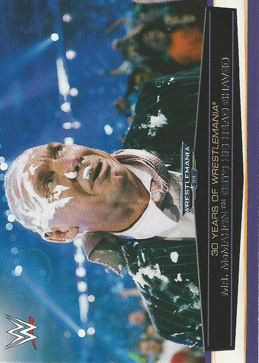 WWE Topps Road to Wrestlemania 2014 Vince McMahon 45 of 60 trading card PW Catalog