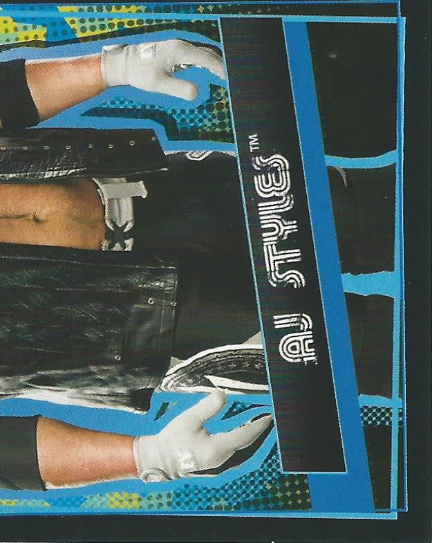 WWE Topps Road to Wrestlemania Stickers 2021 AJ Styles #45