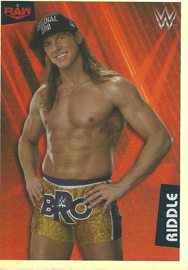 WWE Panini 2022 Sticker Collection Matt Riddle Foil #45