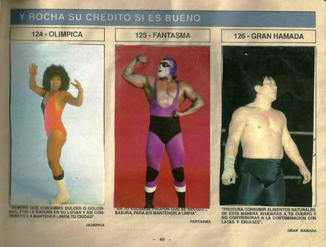 Super Album de Luchas Stickers Album 1991 From Mexico Stickers Album PW Catalog