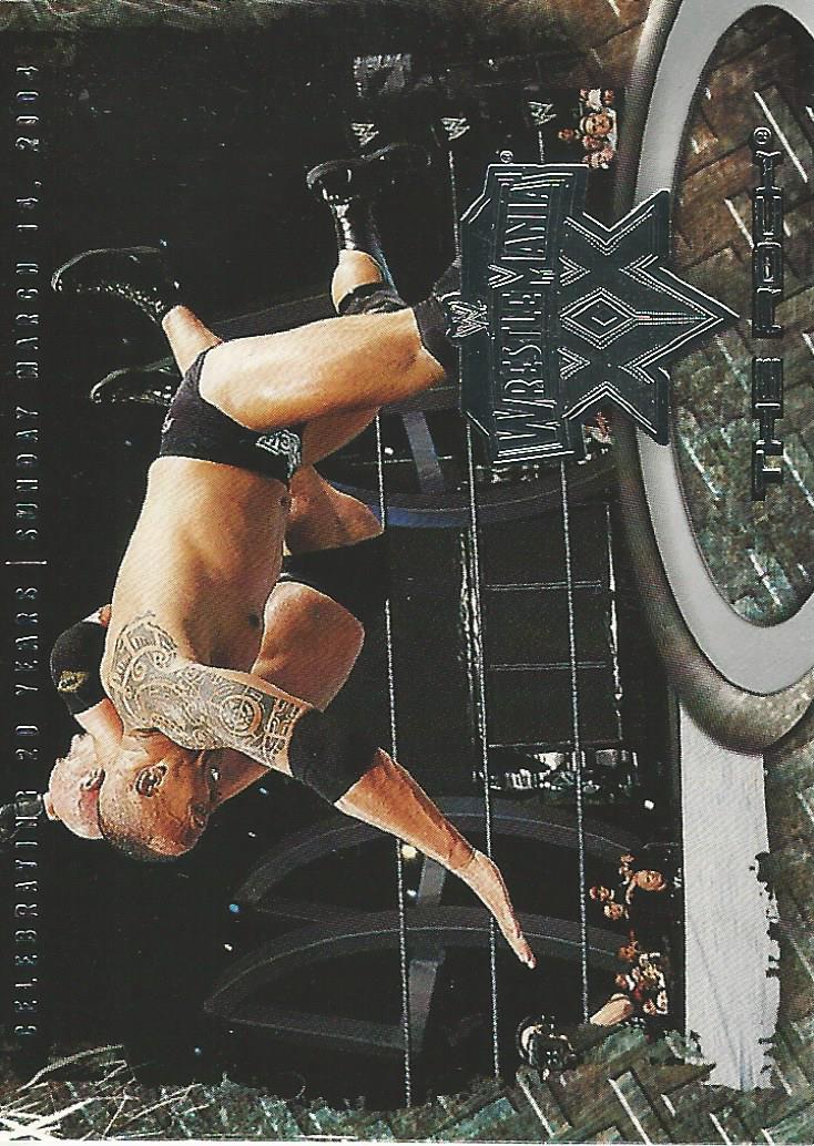 WWE Fleer Wrestlemania XX 2004 The Rock #45