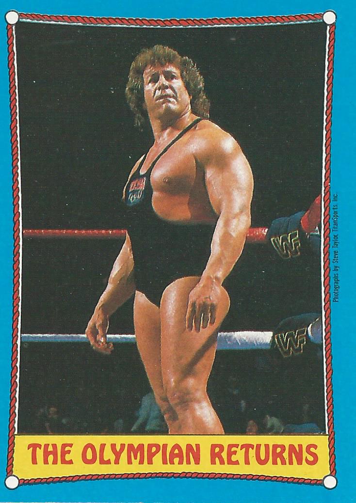Topps WWF Wrestling Cards1987 Ken Patera #45