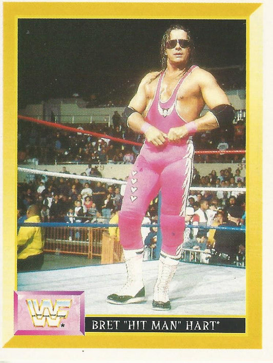 WWF Merlin Sticker 1994 Bret Hitman Hart #45