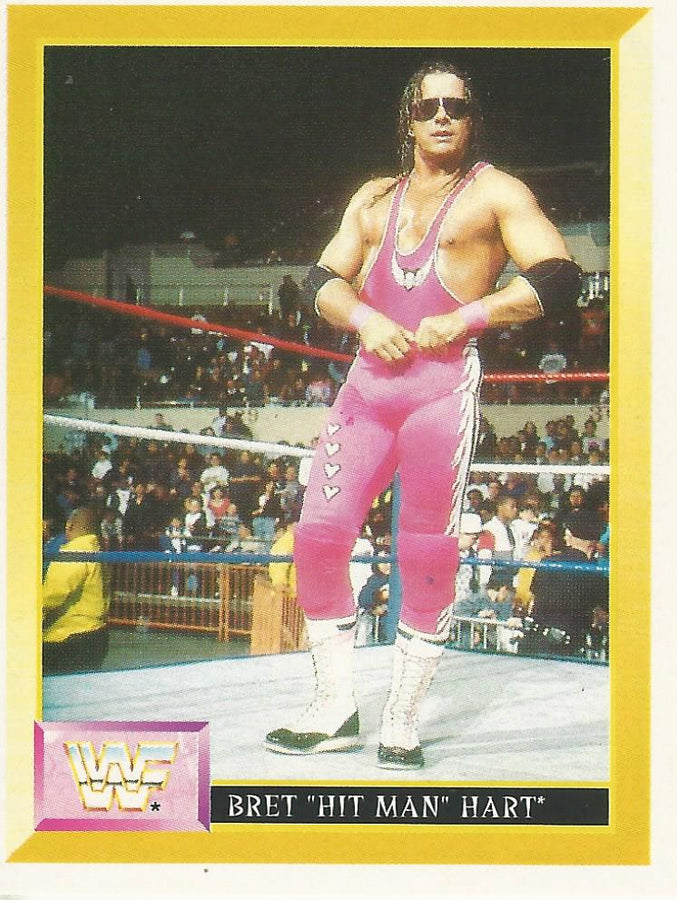 WWF Merlin Sticker 1994 Bret Hitman Hart #45