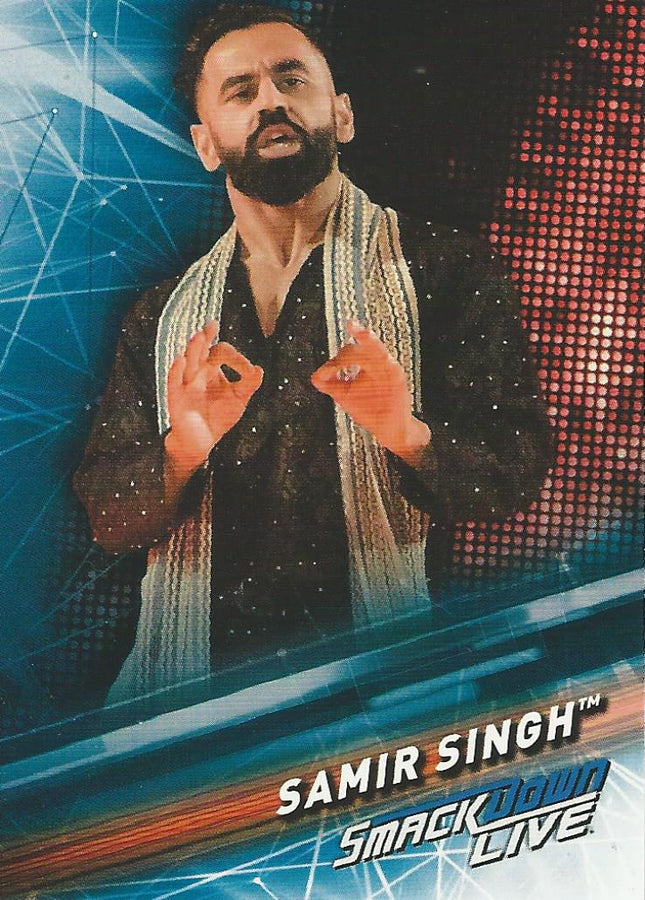 WWE Topps Smackdown 2019 Samir Singh #45
