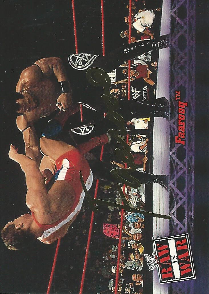 WWF Fleer Raw 2001 Faarooq #45