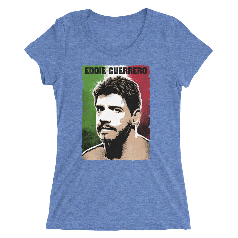 Eddie Guerrero "Photo" Women's Tri-Blend T-shirt
