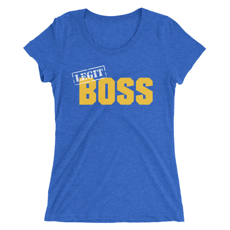 Sasha Banks "Legit Boss" Women's Tri-Blend T-Shirt