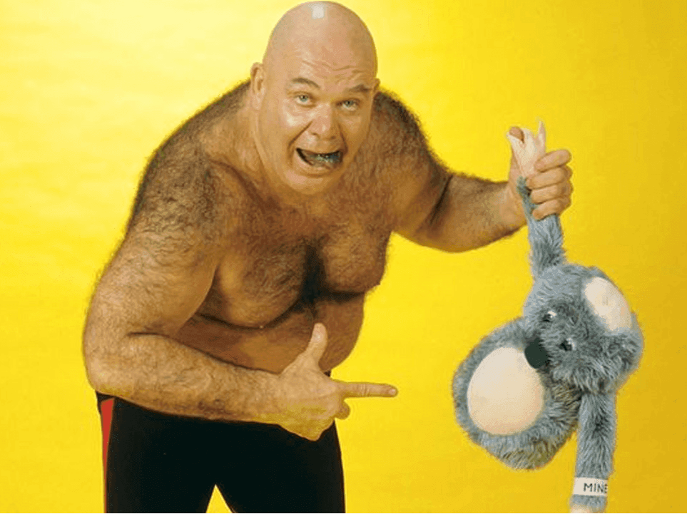 George The Animal Steele MINE  plush stuffed 1988