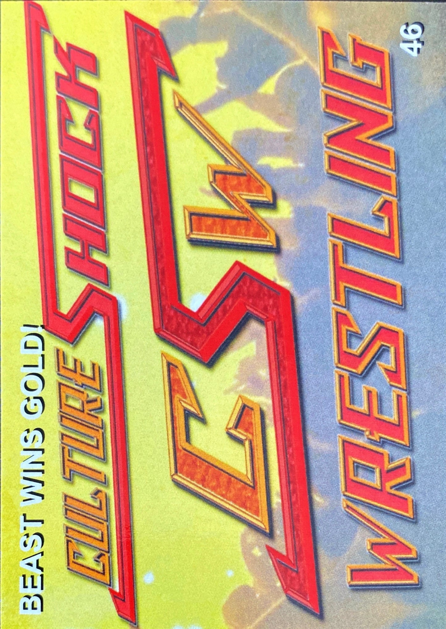 Beast Wins Gold! trading card PW Catalog