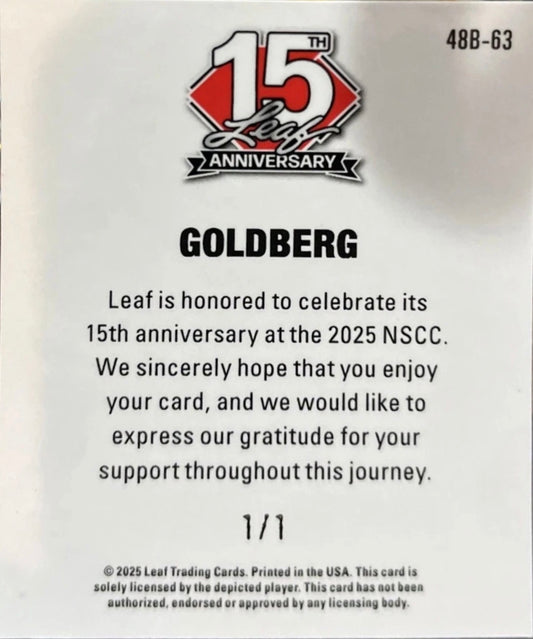 Goldberg trading card PW Catalog