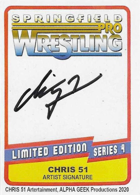 Springfield Pro Wrestling Series 4 TAG Teams trading card PW Catalog