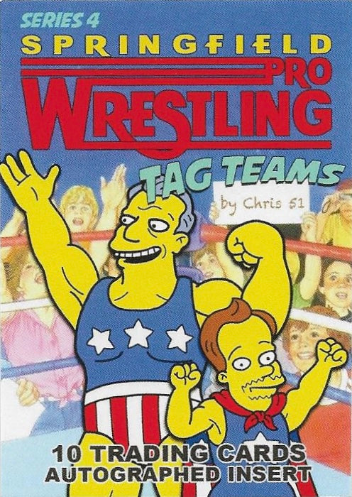 Springfield Pro Wrestling Series 4 TAG Teams trading card PW Catalog