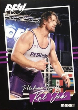 Petaluma Trojans KAL JAK trading card PW Catalog