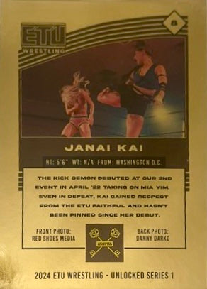 “The Kick Demon” Janai KAI trading card PW Catalog