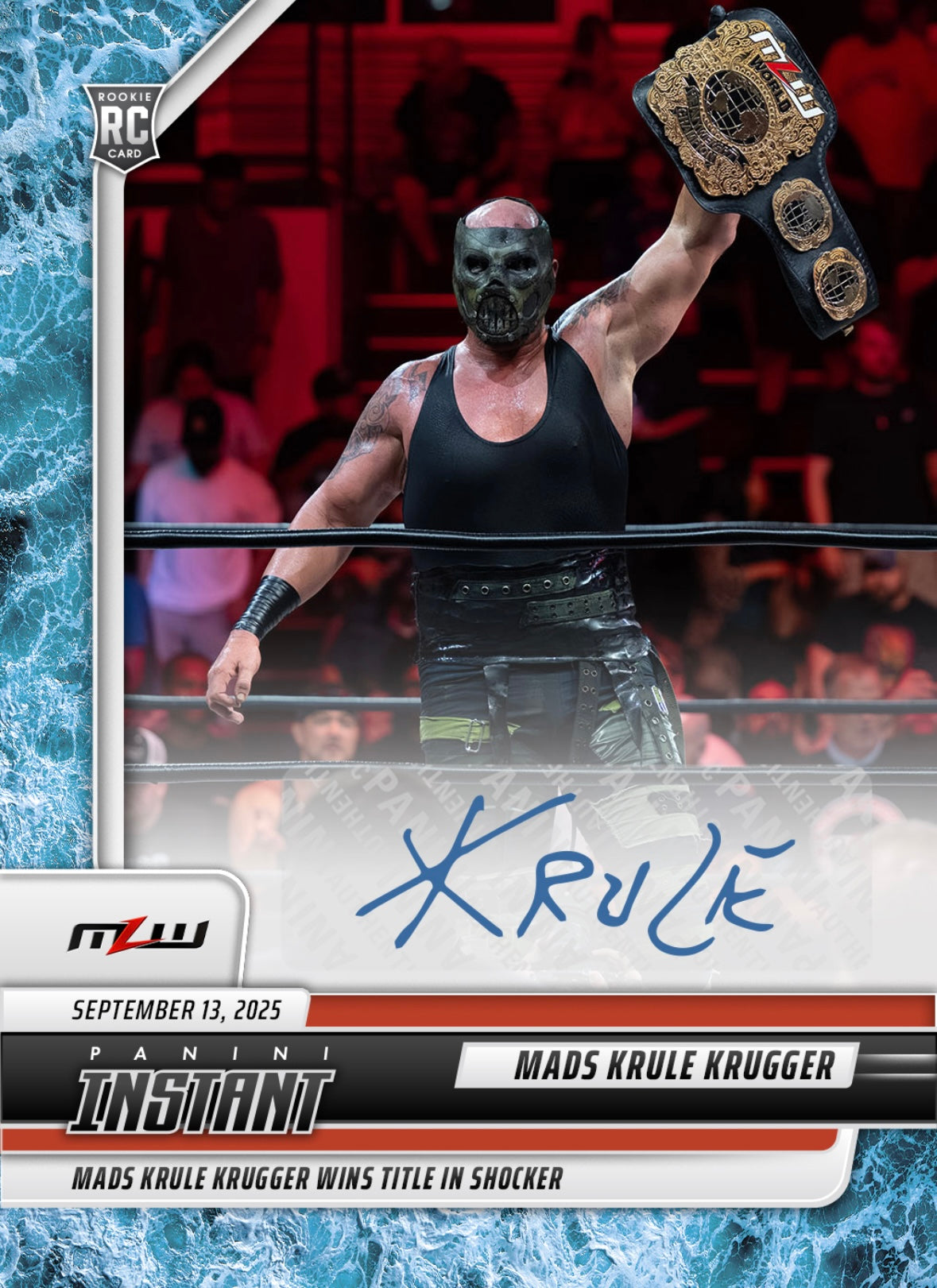 Mads Krule Krugger – Mads Krule Krugger Wins Title in Shocker trading card PW Catalog