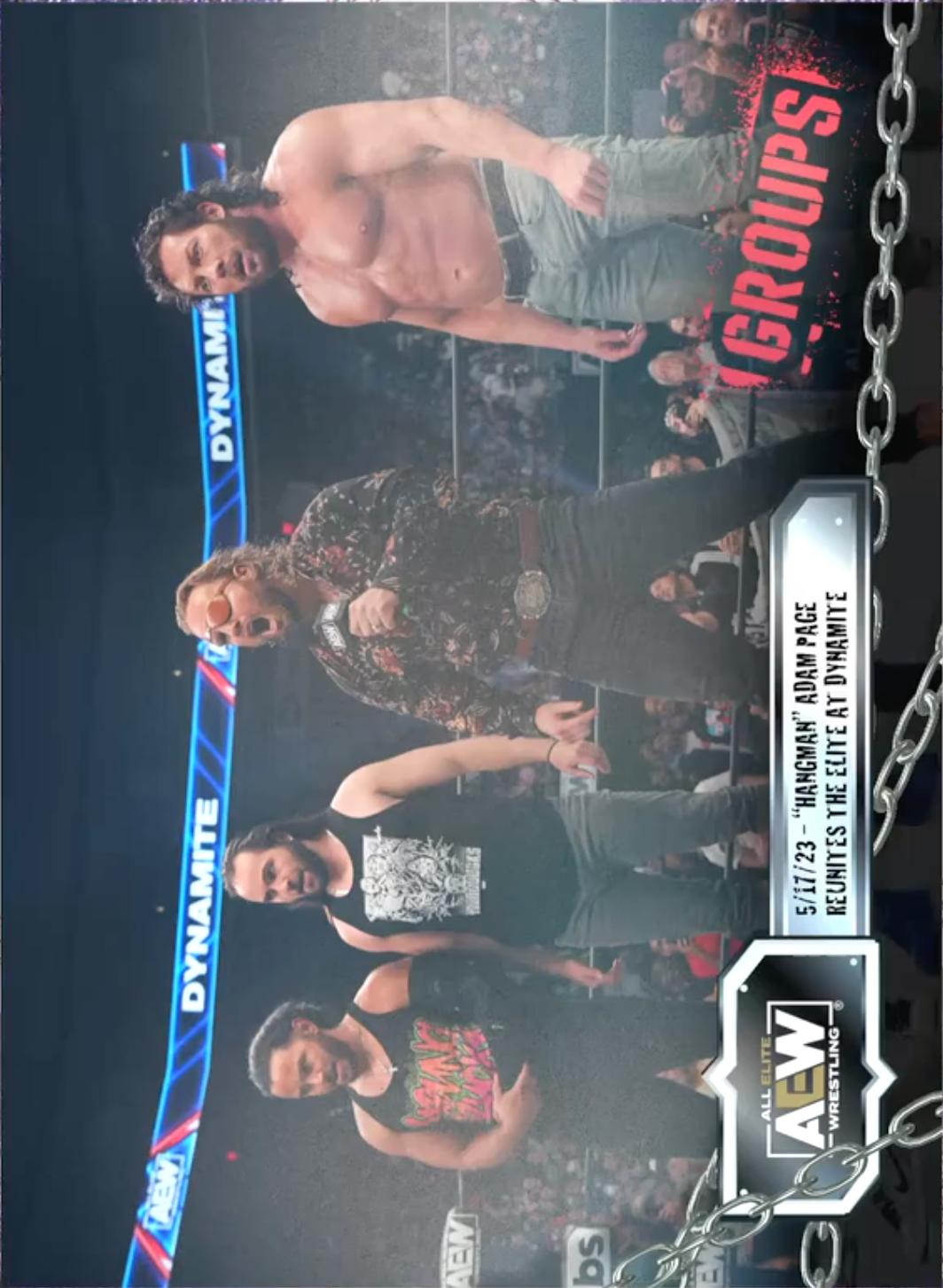 5/17/23 – the Elite – “Hangman” Adam Page Reunites the Elite at Dynamite