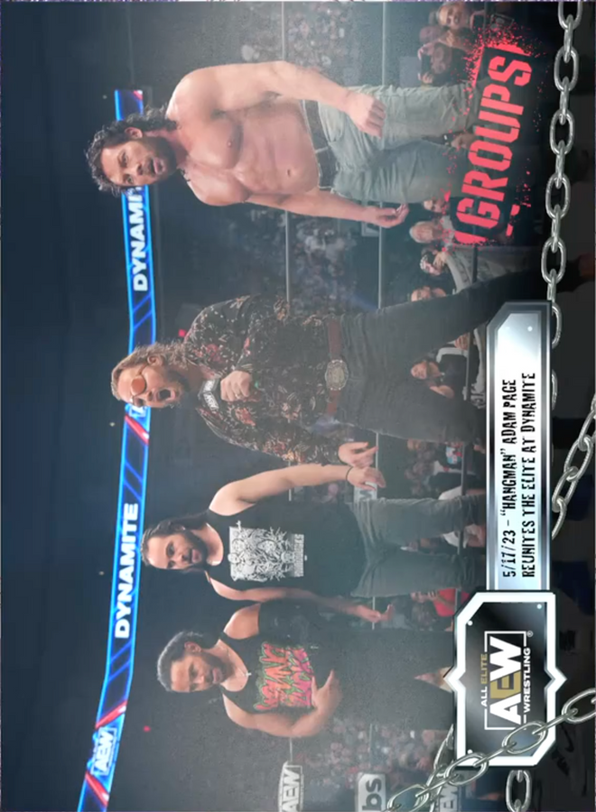 5/17/23 – The Elite – “Hangman” Adam Page Reunites the Elite at Dynamite