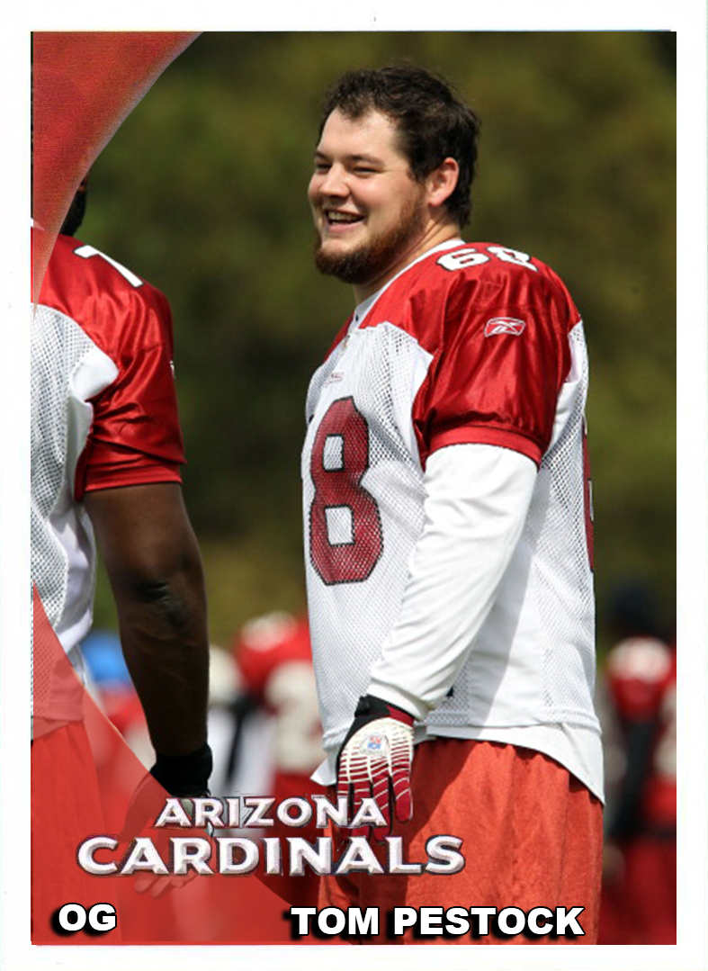 TOM Pestock – Arizona Cardinals trading card PW Catalog