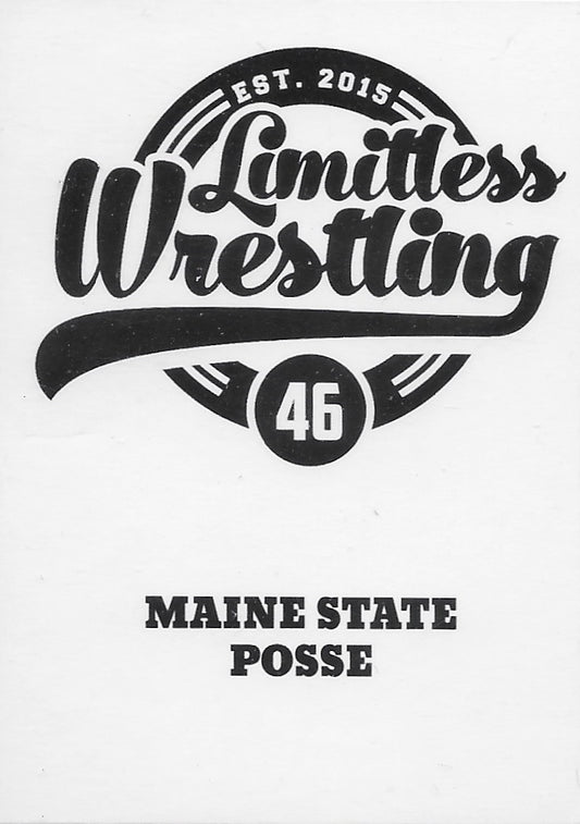 Maine State Posse trading card PW Catalog