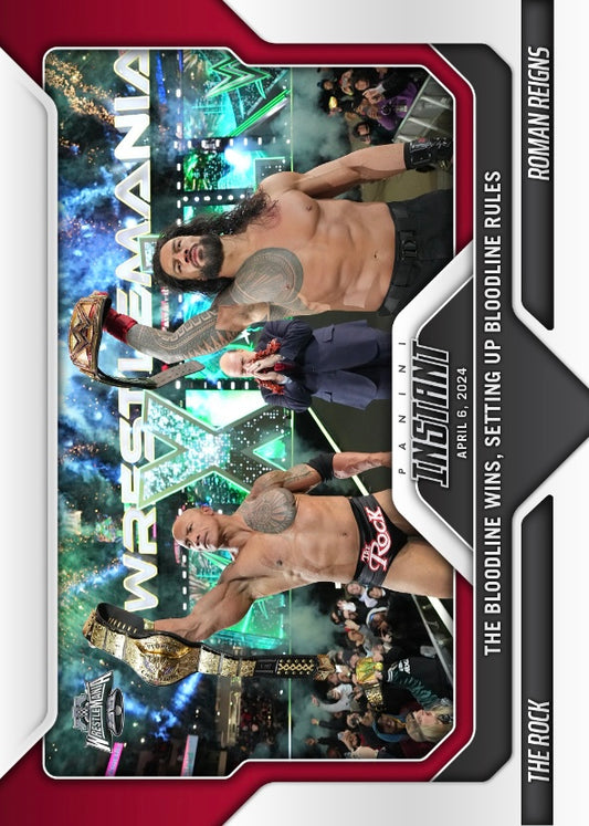 The Rock / Roman Reigns – the Bloodline Wins, Setting UP Bloodline Rules trading card PW Catalog
