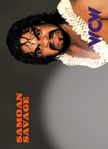 Samoan Savage – WCW trading card PW Catalog