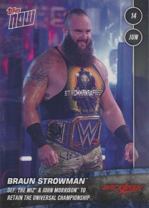 Braun Strowman DEF. the MIZ & John Morrison to Retain the Universal Championship