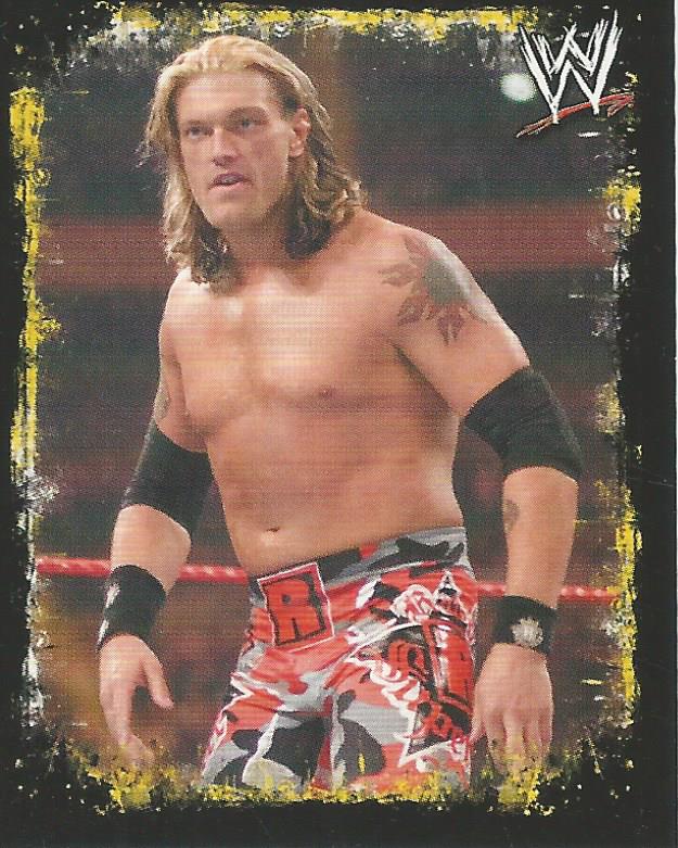 WWE Topps Rivals 2009 Stickers Edge P11 trading card PW Catalog