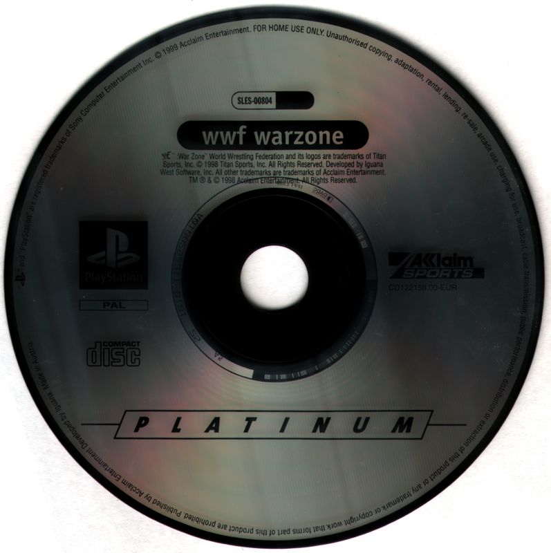 WWF War Zone [PlayStation] PWcatalog