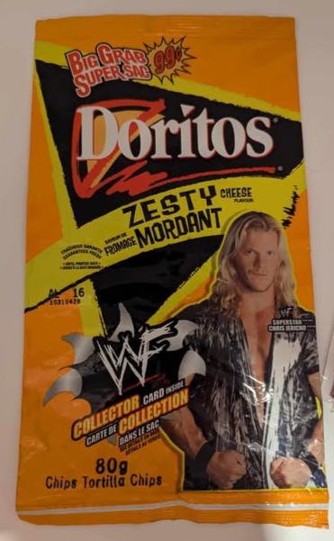 WWF Doritos Chris Jericho 2002 trading card PWcatalog