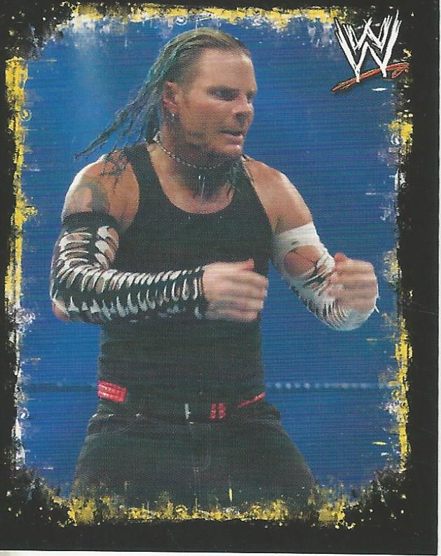 WWE Topps Rivals 2009 Stickers Jeff Hardy P13 trading card PW Catalog