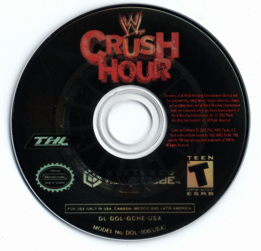 WWE Crush Hour [GameCube] PWcatalog