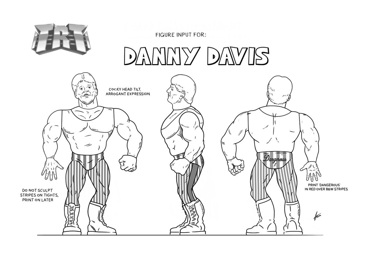 Title Run Toys Series 1 "Dangerous" Danny Davis PW Catalog