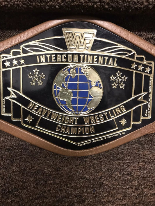 WWF Foam Intercontinental Heavyweight Championship Belt 1989 PWcatalog