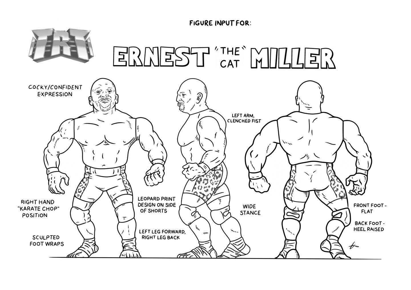Title Run Toys Series 1 Ernest "The Cat" Miller PW Catalog