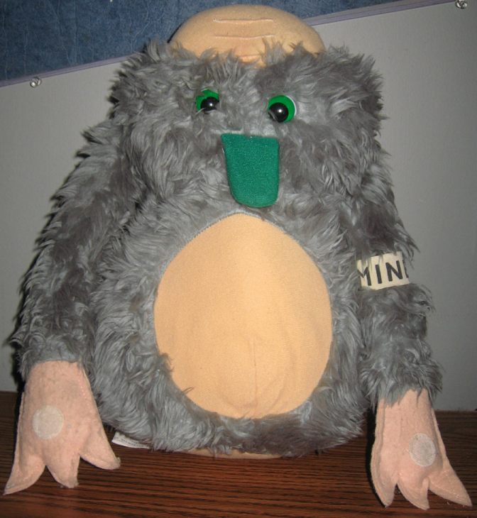 George The Animal Steele MINE  plush stuffed 1988