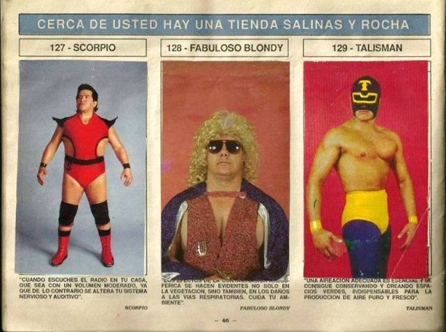Super Album de Luchas Stickers Album 1991 From Mexico Stickers Album PW Catalog